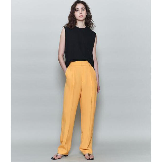 BEAUTY&YOUTH UNITED ARROWS(ビューティアンドユースユナイテッドアローズ)の＜6(ROKU)＞GEORGETTE TUCK PANTS/パンツ レディースのパンツ(カジュアルパンツ)の商品写真