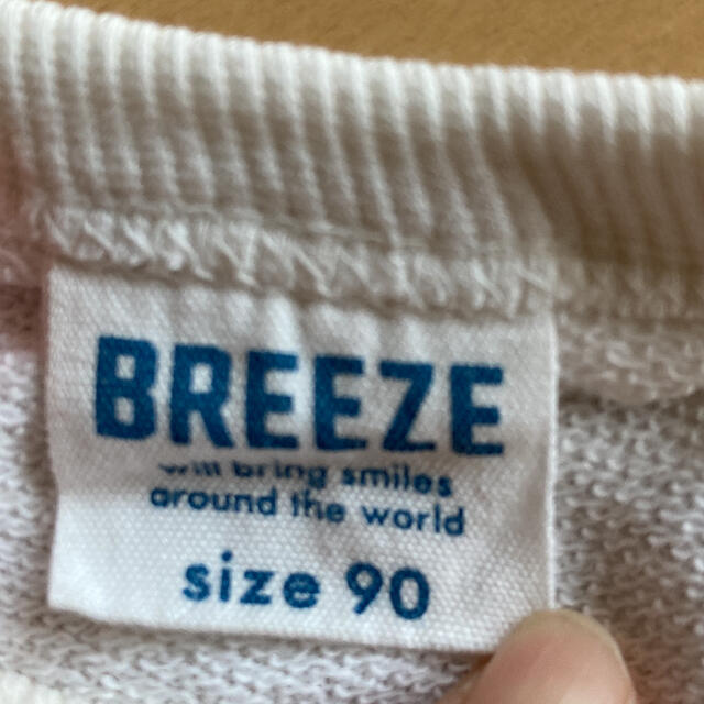 BREEZE(ブリーズ)の【中古】BREEZE ロンT  長袖Tシャツ　2枚セット キッズ/ベビー/マタニティのキッズ服女の子用(90cm~)(Tシャツ/カットソー)の商品写真