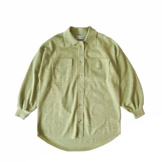 超人気の SeaRoomlynn LINENコンビニットシャツジャケット ノーカラー ...
