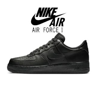 ナイキ(NIKE)のAIR FORCE1 '07  　ブラック　25.5cm(スニーカー)