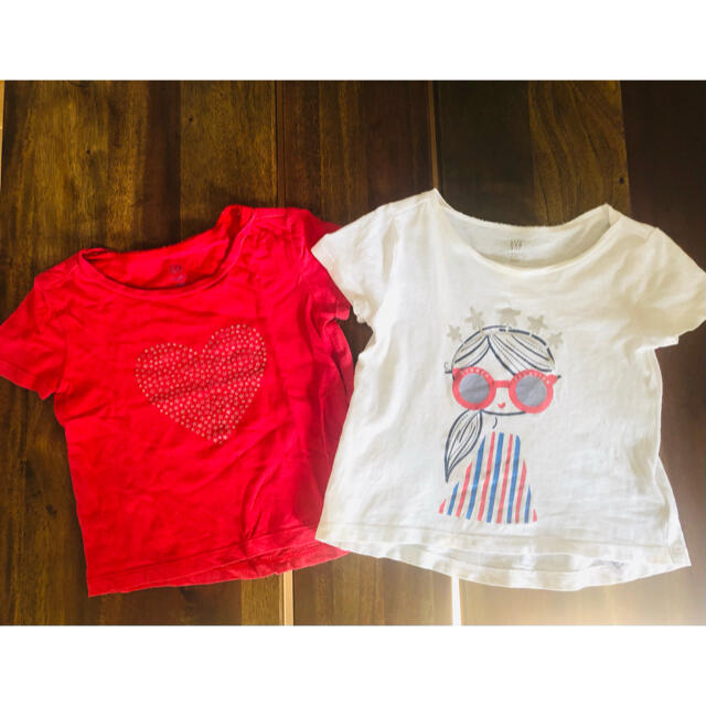 babyGAP(ベビーギャップ)の女の子 Tシャツ セット 80 キッズ/ベビー/マタニティのベビー服(~85cm)(Ｔシャツ)の商品写真