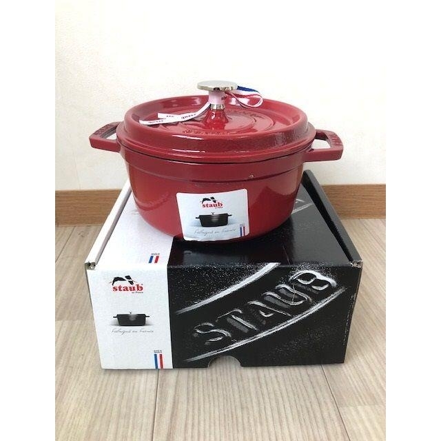 値下げ中】staub ストウブ ピコ・ココット ラウンド 18cm-