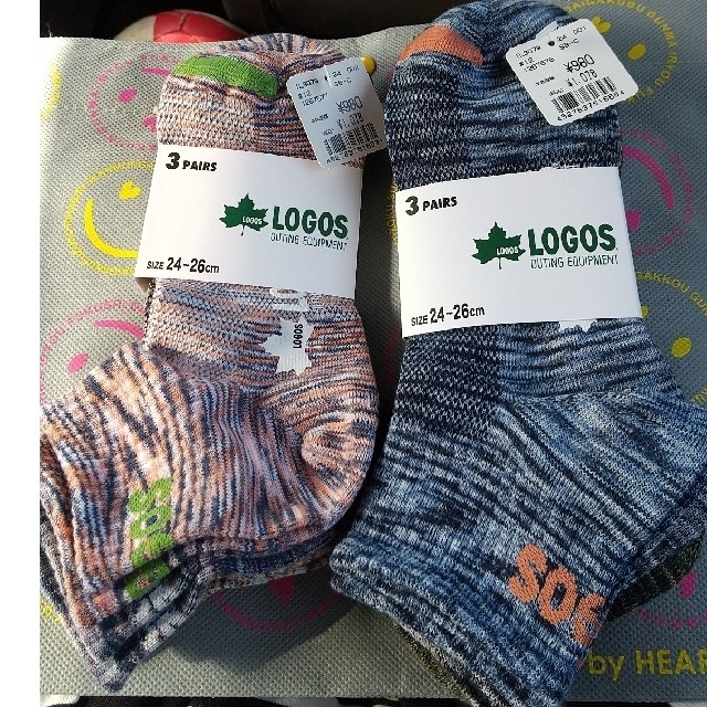 LOGOS(ロゴス)の靴下 LOGOS 24~26cm  ６足セット メンズのレッグウェア(ソックス)の商品写真