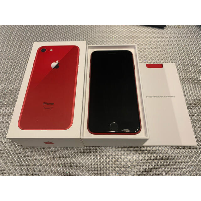 美品 iPhone8 64GB レッド　SIMロック解除済み