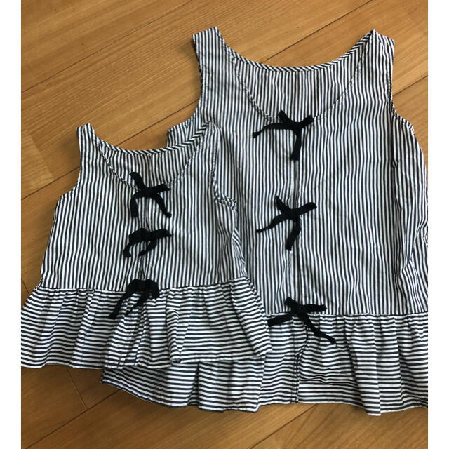 ZARA(ザラ)のZARA親子セット4yと16y キッズ/ベビー/マタニティのキッズ服女の子用(90cm~)(Tシャツ/カットソー)の商品写真