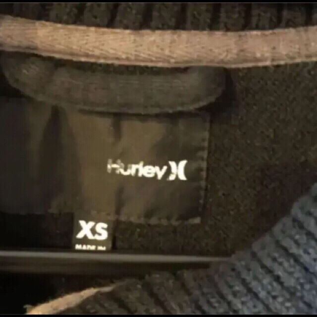 Hurley(ハーレー)のHurley ハーレー ニットジャケット ブラック レディースのジャケット/アウター(その他)の商品写真