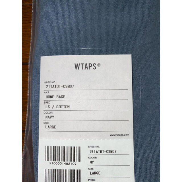 W)taps(ダブルタップス)のWTAPS 21SS HOME BASE LS ネイビー L ロンT メンズのトップス(Tシャツ/カットソー(七分/長袖))の商品写真