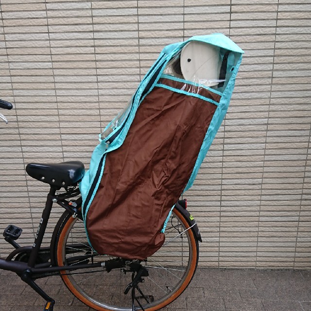 自転車チャイルドシートレインカバー キッズ/ベビー/マタニティの外出/移動用品(自動車用チャイルドシートカバー)の商品写真