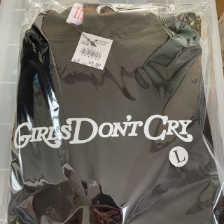 ジーディーシー(GDC)の新品 黒L Girls Don't Cry エンジェル フーディー(パーカー)