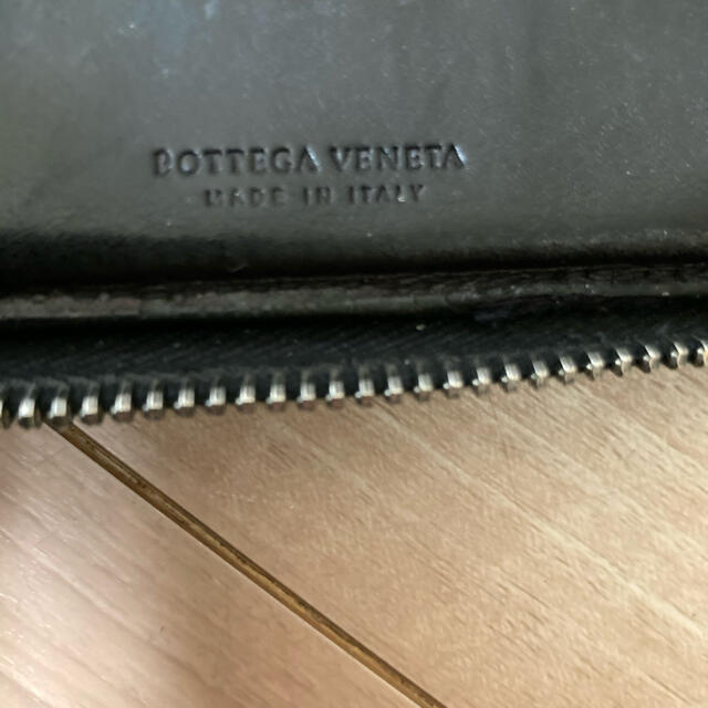 Bottega Veneta(ボッテガヴェネタ)の【訳ありセール】ボッテガヴェネタ 二つ折り財布 イントレチャート 黒 財布  メンズのファッション小物(折り財布)の商品写真