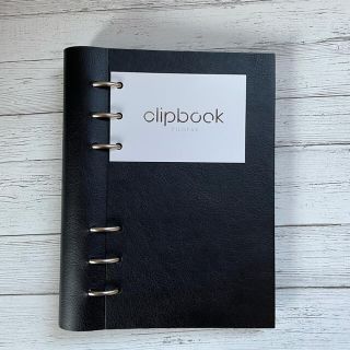 ファイロファックス(Filofax)のクリップブック　バイブルサイズ　ホワイトライ様(ファイル/バインダー)