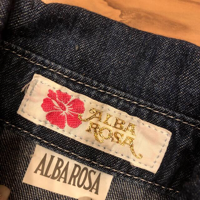 ALBA ROSA(アルバローザ)のきらり様ご専用☆ アルバローザ デニムワンピース レディースのワンピース(ひざ丈ワンピース)の商品写真