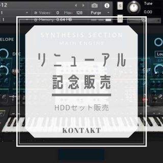 【KONTAKT音源】Instrumentsデータおまとめ出品＋HDDケースあり(音源モジュール)