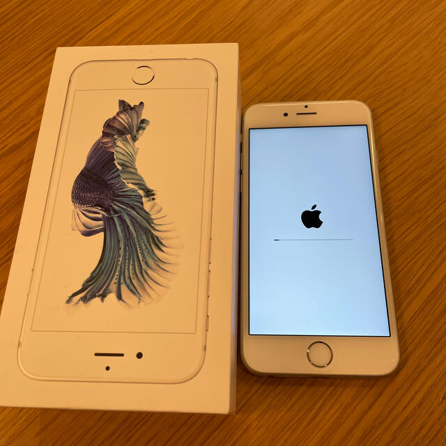 iphone6s 32g Silver +ガラスフィルム付き