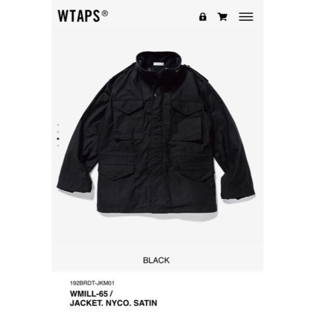 WTAPS 19AW WMILL-65 BLACK M | labiela.com