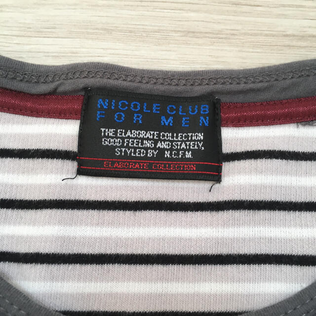 NICOLE CLUB FOR MEN(ニコルクラブフォーメン)のニコル　Tシャツ メンズのトップス(Tシャツ/カットソー(七分/長袖))の商品写真