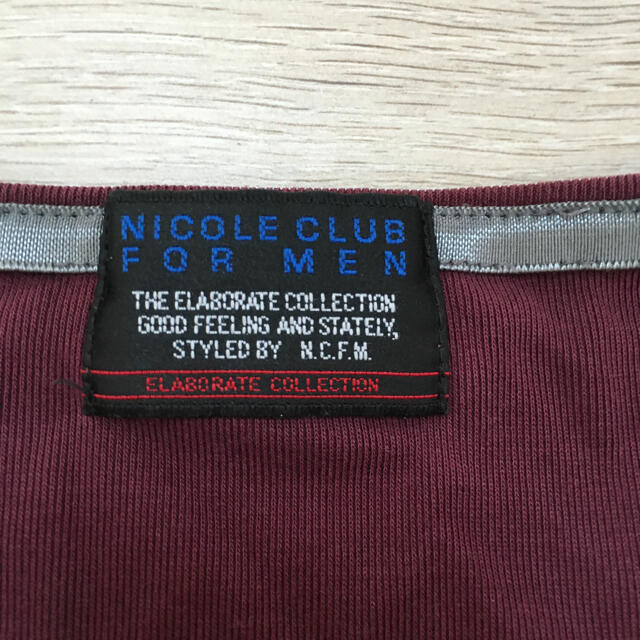 NICOLE CLUB FOR MEN(ニコルクラブフォーメン)のニコル　Tシャツ メンズのトップス(Tシャツ/カットソー(七分/長袖))の商品写真