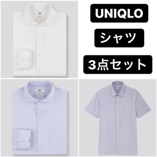 ユニクロ(UNIQLO)のUNIQLO シャツ 3点セット カッタウェイ エアリズムジャージーポロ(シャツ)