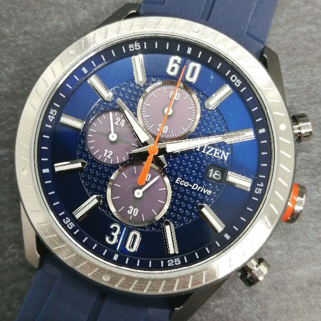 CITIZEN(シチズン)のシチズン CTO エコドライブ クロノグラフ ネイビー メンズ腕時計 メンズの時計(腕時計(アナログ))の商品写真