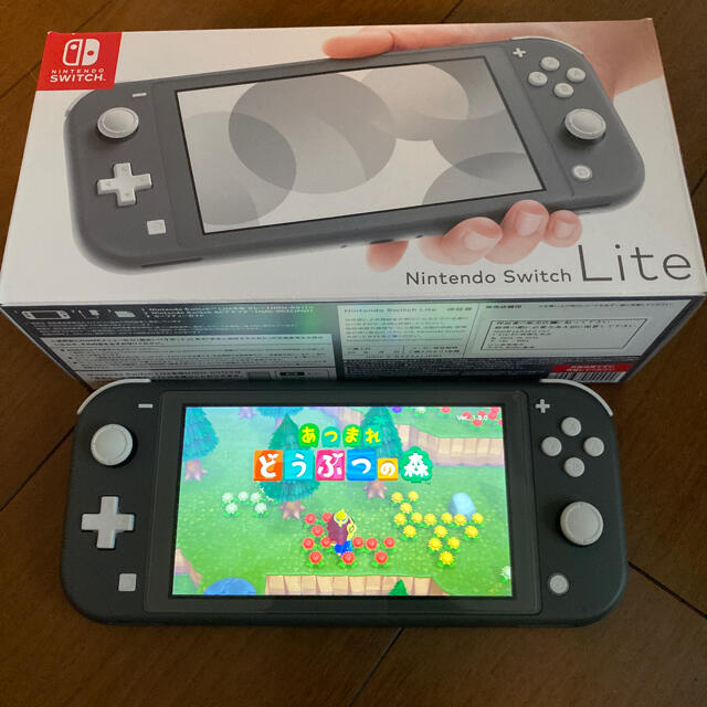 Nintendo Switch Liteグレーとあつもりダウンロード - 家庭用ゲーム機本体