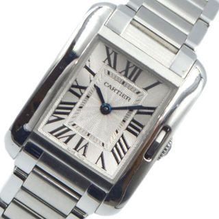 カルティエ Cartier タンクアングレーズSM 腕時計 レディース【中古】(腕時計)