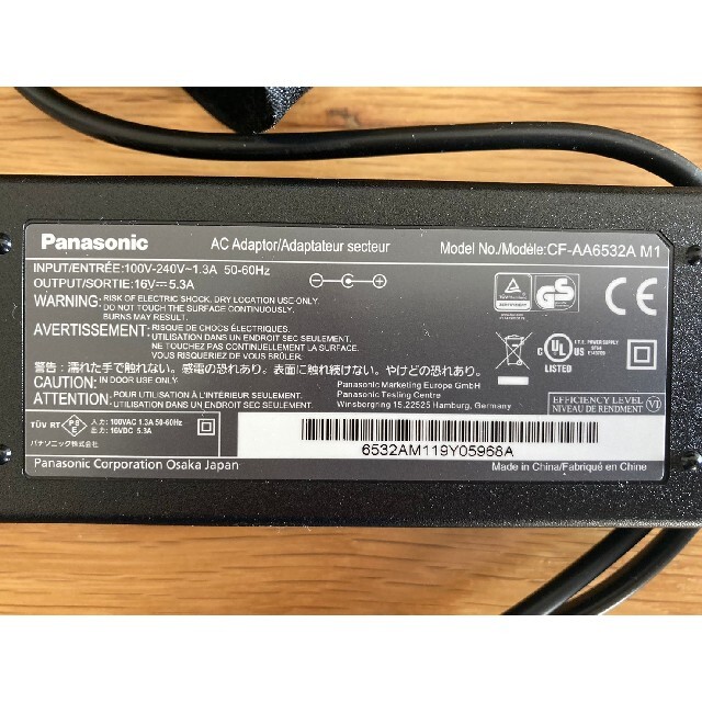 Panasonic - CF-AA6532AJSの通販 by らくま's shop｜パナソニックなら ...