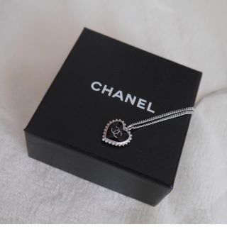 シャネル(CHANEL)のCHANEL♡ハートネックレス(ネックレス)