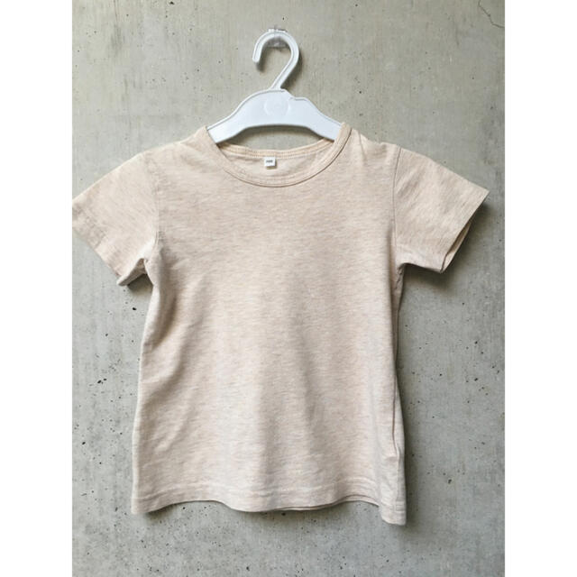 無印　無地Tシャツ　100 キッズ/ベビー/マタニティのキッズ服女の子用(90cm~)(Tシャツ/カットソー)の商品写真