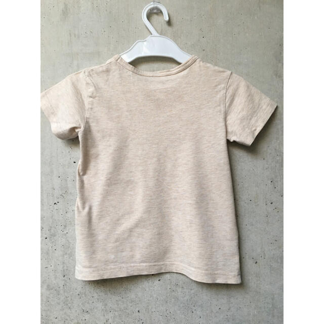 無印　無地Tシャツ　100 キッズ/ベビー/マタニティのキッズ服女の子用(90cm~)(Tシャツ/カットソー)の商品写真