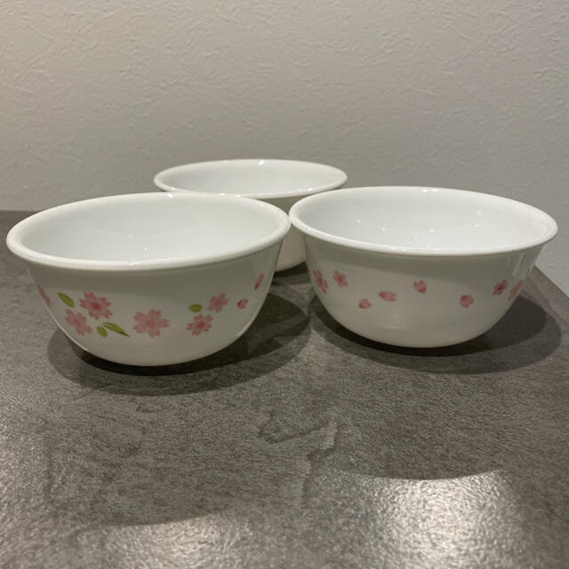 CORELLE - コレール 桜ボウル 3個セットの通販 by zakkycraft CORELLE - コレール 桜ボウル 3個セットの通販 by zakkycraft