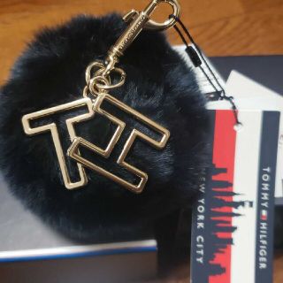 トミーヒルフィガー(TOMMY HILFIGER)のTOMMY HILFIGER トミーヒルフィガー　キーホルダー　キーチェーン　紺(キーホルダー)