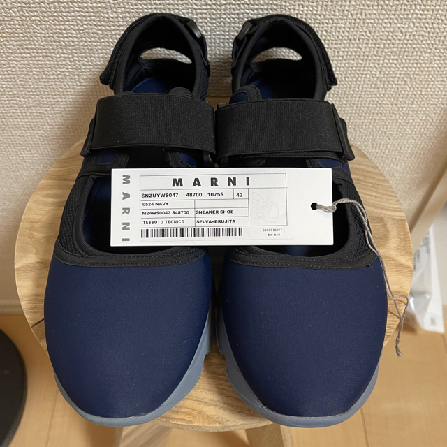 Marni - MARNI マルニ ベルクロスニーカー NAVY サイズ42の通販 by ...