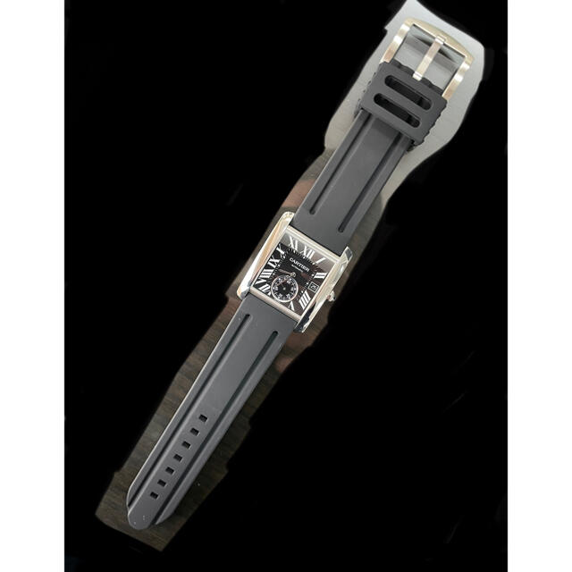 Cartier(カルティエ)のカルティエ タンクMC用 交換ベルト2本セット【未使用】 メンズの時計(レザーベルト)の商品写真