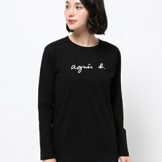 agnes b.(アニエスベー)のアニエス b.★2(M)★ロゴTシャツ レディースのトップス(Tシャツ(長袖/七分))の商品写真