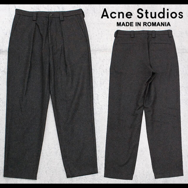 ACNE(アクネ)のACNE STUDIOS ウール トラウザーパンツ/スラックス48 メンズのパンツ(スラックス)の商品写真