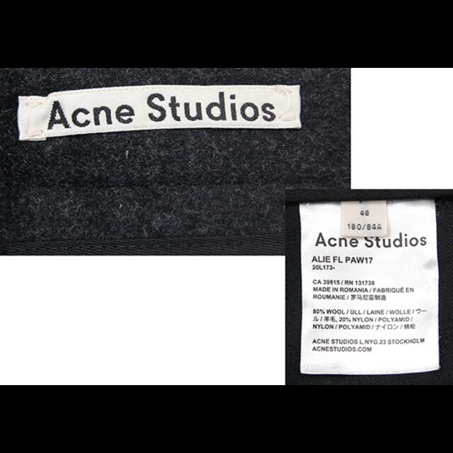 ACNE(アクネ)のACNE STUDIOS ウール トラウザーパンツ/スラックス48 メンズのパンツ(スラックス)の商品写真