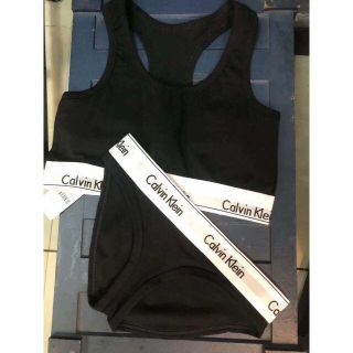 シーケーカルバンクライン(ck Calvin Klein)のカルバンクライン　レディース 上下セット　下着　Mサイズ　選択可　黒(ブラ&ショーツセット)