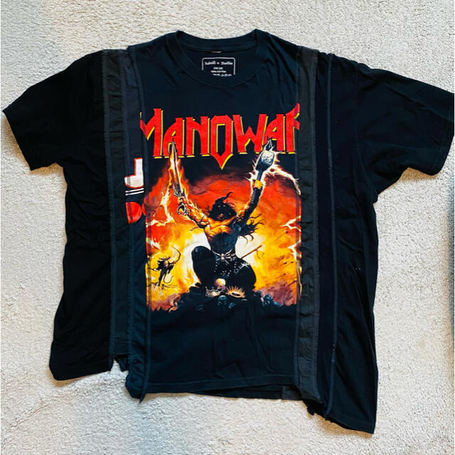 バンドTシャツ Rebuild by needles ネペンテス MANOWAR