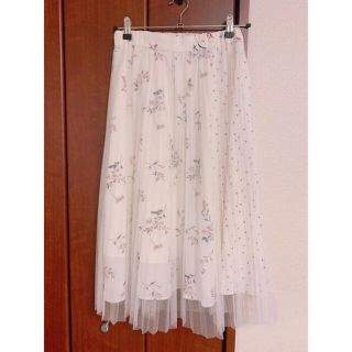 ジルバイジルスチュアート(JILL by JILLSTUART)のJILL by  JILLSTUART チュールスカート(ロングスカート)