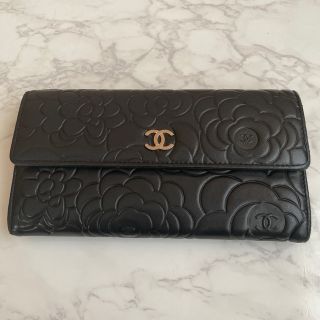 シャネル(CHANEL)のCHANEL カメリア長財布 (財布)