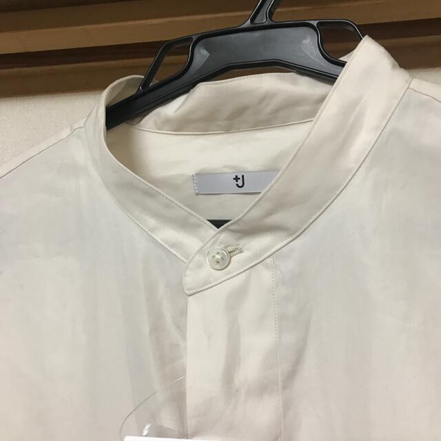 UNIQLO(ユニクロ)のスーピマコットンオーバーサイズシャツ　ナチュラルS メンズのトップス(シャツ)の商品写真