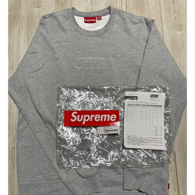 Supreme Cutout Logo Crewneck シュプリーム L