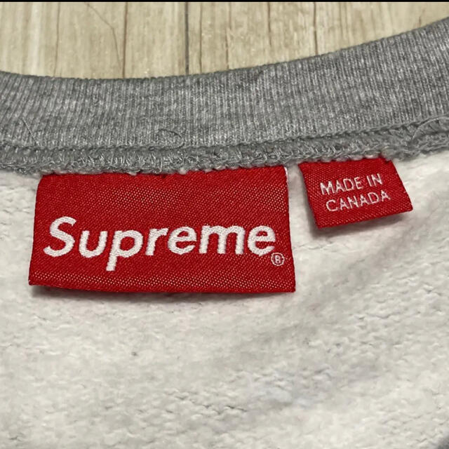 Supreme Cutout Logo Crewneck シュプリーム L