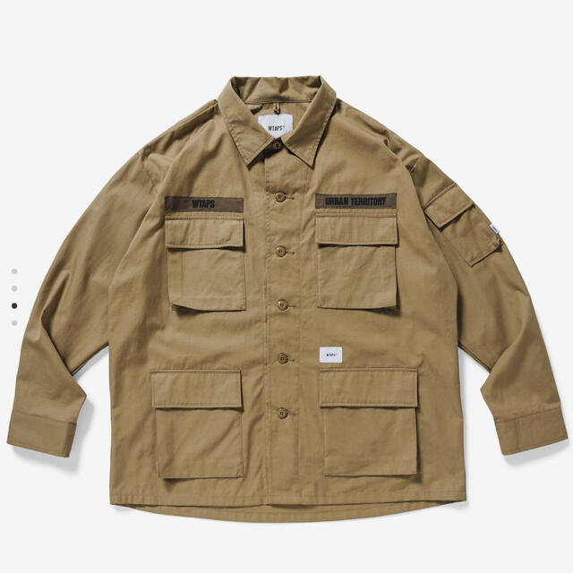 WTAPS 21SS JUNGLE 02 / LS BEIGE サイズS