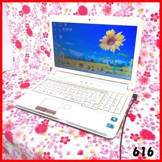 フジツウ(富士通)のノートパソコン本体♪Corei5♪新品SSD♪Webカメラ♪Windows10(ノートPC)