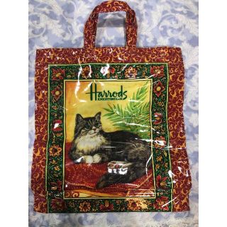 Harrods - 最終値下げ レア ハロッズ猫柄 トートバッグの通販 by ...