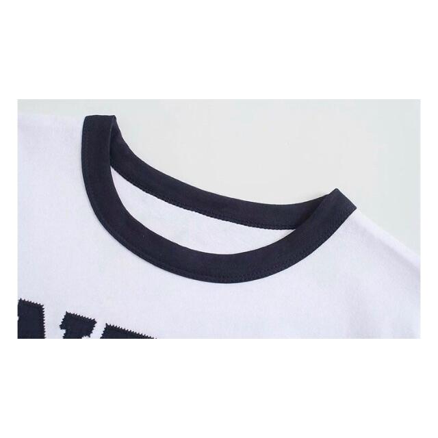 ZARA(ザラ)の🌼春新作💐3950◆ロゴ 半袖 Tシャツ レディースのトップス(Tシャツ(半袖/袖なし))の商品写真