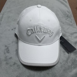 キャロウェイ(Callaway)のCallaway キャロウェイゴルフキャップ(ホワイト) 新品・未使用(その他)