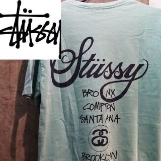 ステューシー(STUSSY)の【ワールドツアー】STUSSY両面ロゴT 　WIND AND SEA　fr2(Tシャツ/カットソー(半袖/袖なし))