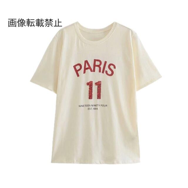 ZARA(ザラ)の🌼春新作💐3951◆ロゴ 半袖 Tシャツ レディースのトップス(Tシャツ(半袖/袖なし))の商品写真